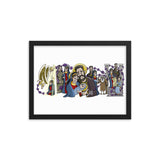 Beautifully Framed Matte Print - Joyful Mysteries of the Rosary