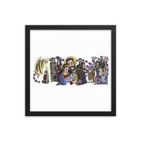 Beautifully Framed Matte Print - Joyful Mysteries of the Rosary