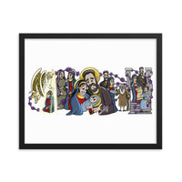 Beautifully Framed Matte Print - Joyful Mysteries of the Rosary