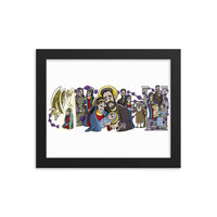 Beautifully Framed Matte Print - Joyful Mysteries of the Rosary