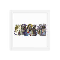 Beautifully Framed Matte Print - Joyful Mysteries of the Rosary