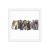 Beautifully Framed Matte Print - Joyful Mysteries of the Rosary