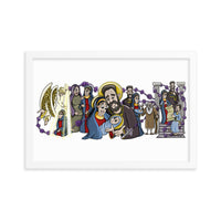 Beautifully Framed Matte Print - Joyful Mysteries of the Rosary