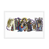 Beautifully Framed Matte Print - Joyful Mysteries of the Rosary
