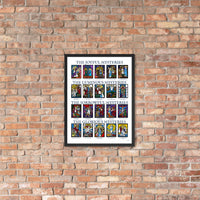 Mysteries of the Rosary Framed Print (Multiple Sizes)