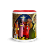 WRAP AROUND Advent/Christmas Nativity Mug - 4 Colors Available