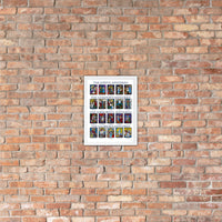 Mysteries of the Rosary Framed Print (Multiple Sizes)