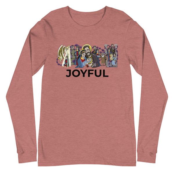 Unisex Long Sleeve Tee - Joyful Mysteries of the Rosary