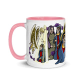 Wraparound Joyful Mysteries Mug with Color Handle and Inside